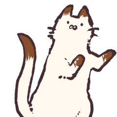 [LINEスタンプ] ホワイトボードねこ