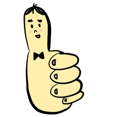 [LINEスタンプ] 親指のオヤくん