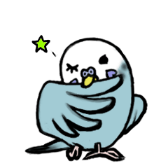 [LINEスタンプ] 私の愛する青い鳥