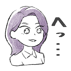 [LINEスタンプ] マイペースのでら姉妹