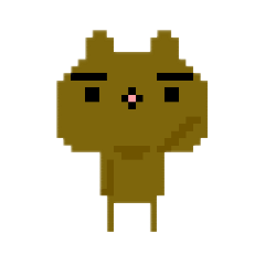 [LINEスタンプ] ドットクマ