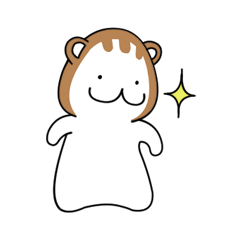 [LINEスタンプ] 力持ちのリス