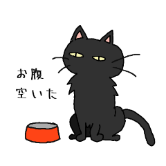 [LINEスタンプ] 猫のくろえ