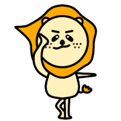 [LINEスタンプ] たてがみをつけてみた。