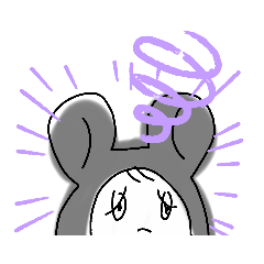 [LINEスタンプ] ねずみ中スタンプ