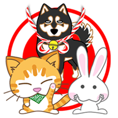 [LINEスタンプ] 猫のムニとモフ仲間