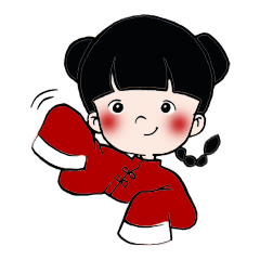 [LINEスタンプ] チャイナガールふーたお