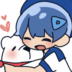 [LINEスタンプ] しろくまとハルの日常スタンプ
