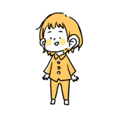 [LINEスタンプ] シンプルな黄色いスタンプ