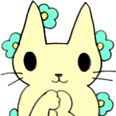 [LINEスタンプ] 猫の《はにゃ》