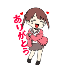 [LINEスタンプ] かわいい女の子すたんぷ