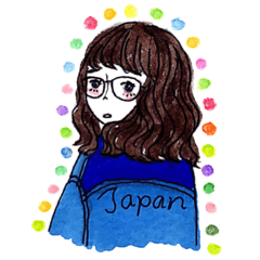 [LINEスタンプ] 生きてゆくおんなのこたちの日常3