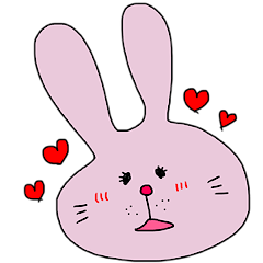 [LINEスタンプ] ゆるいうさぎすたんぷ。