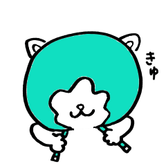 [LINEスタンプ] ぱーかーを着たねこ