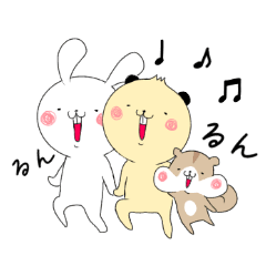 [LINEスタンプ] もひもひアニマルズ