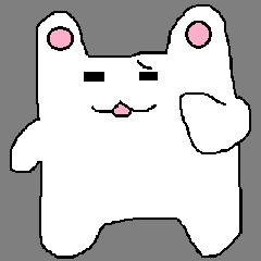 [LINEスタンプ] たくさん質問するハムスター（40種）
