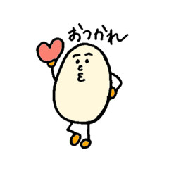 [LINEスタンプ] 真顔たまごくん