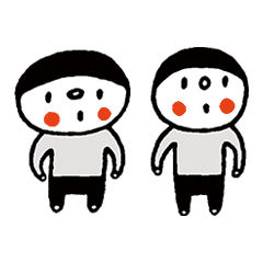 [LINEスタンプ] フタリノイツモつづき
