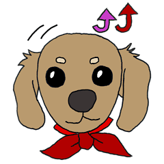 [LINEスタンプ] ワンちゃんタチ
