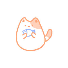 [LINEスタンプ] ほのぼのねこのスタンプ。