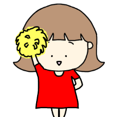 [LINEスタンプ] 可愛いガール