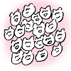 [LINEスタンプ] イロジロくんの友達、シロシロくん③