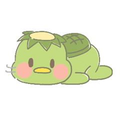 [LINEスタンプ] 今日はゆるっとカッパさんの画像（メイン）