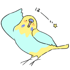 [LINEスタンプ] インコのぷっちょさん