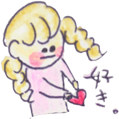 [LINEスタンプ] ましゅまろ少女