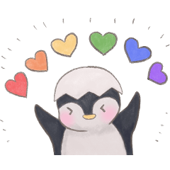 [LINEスタンプ] 素直になりたいペンギンのシュンちゃん2