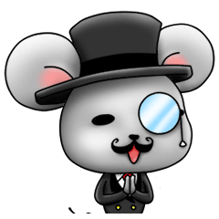 [LINEスタンプ] ネズ紳士2