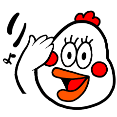 [LINEスタンプ] 愛嬌のあるトリ 