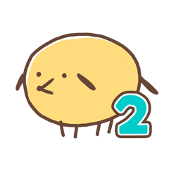 [LINEスタンプ] もちぽよわんこ。2