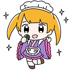 [LINEスタンプ] ぱるてのんプロ メイドちゃんスタンプ