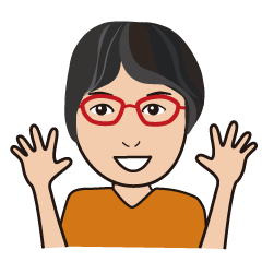 [LINEスタンプ] 眼鏡を掛けてる女性