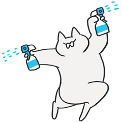 [LINEスタンプ] ねこのたもつくん