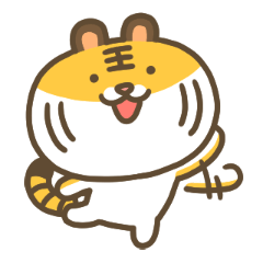 [LINEスタンプ] 猫じゃなくて虎