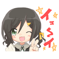 [LINEスタンプ] 女の子のスタンプ_Mi