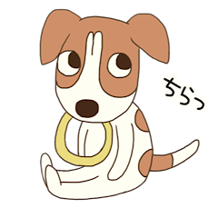 [LINEスタンプ] ジャックラッセルテリアちゃん 01