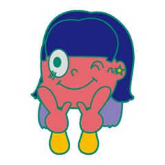 [LINEスタンプ] 目毛シリーズ