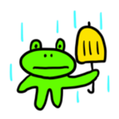 [LINEスタンプ] 陽気なカエルのてんころりん