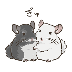 [LINEスタンプ] チンチラ ゆるかわ日常＆お仕事編
