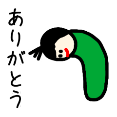 [LINEスタンプ] まゆむしのあいさつ