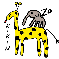 [LINEスタンプ] お絵描きフレンズ 日常