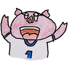 [LINEスタンプ] ぶた一郎