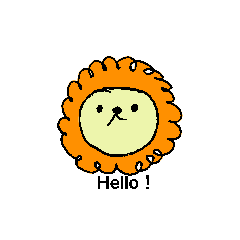 [LINEスタンプ] ライオンの日常1の画像（メイン）