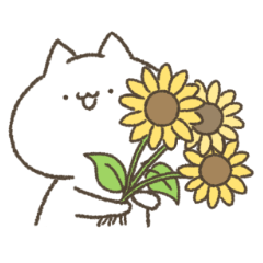 [LINEスタンプ] もちゃぬこ（夏）