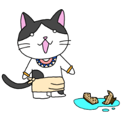 [LINEスタンプ] エジプトねこ2