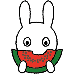 [LINEスタンプ] ノーコメントうさぎ 3