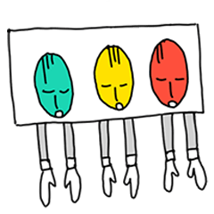 [LINEスタンプ] シグナル人間